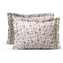 Porta Travesseiros Athena Percal 180 Fios 02 Peças Rosê Floral Porta Travesseiros Athena Percal 180 Fios 02 Peças Rosê Floral