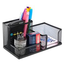 Porta Treco, Caneta Organizador de Mesa Metal P/ Escritório