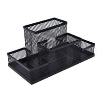 Porta Treco Organizador Mesa Escrivaninha Estudo Material Escritório Aramado Suporte Caneta Lápis Clips Resistente Metal - Boa Ideia Variedades e Presentes