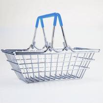 Porta Trecos Mini Cesta de Compras - azul