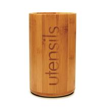 Porta Utensílio De Bambu 18Cm - Tyft