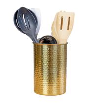Porta-utensílios de cozinha Darware Copper Coated Tool Caddy de 18 cm Porta-utensílios de cozinha Darware Copper Coated Tool Caddy de 18 cm