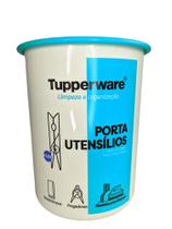 Porta Utensílios de Cozinha/Lavandeira Azul e Branco - Tupperware