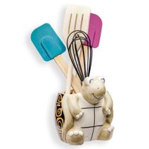Porta-utensílios de cozinha Sixdrop Turtle Sea Turtle Ceramic