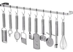 Porta Utensílios E Talheres De Parede 60cm 10 Ganchos Porta Utensílios E Talheres De Parede 60cm 10 Ganchos