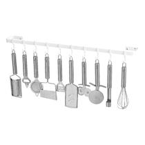 Porta Utensílios E Talheres Parede 1.20mt 20 Ganchos Branco Porta Utensílios E Talheres Parede 1.20mt 20 Ganchos Branco