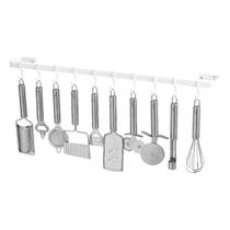 Porta Utensílios E Talheres Parede 1.20mt 20 Ganchos Branco Porta Utensílios E Talheres Parede 1.20mt 20 Ganchos Branco