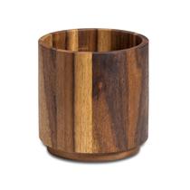 Porta-utensílios Lazy Susan Kalmar Home Acacia Wood Large Porta-utensílios Lazy Susan Kalmar Home Acacia Wood Large