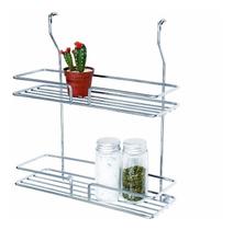 Porta Utensílios Temperos Duplo Cromado Jomer Cód. 4275