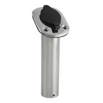 Porta Vara Caniço Inclinado em Aço Inox com Tampa P/ Barcos Porta Vara Caniço Inclinado em Aço Inox com Tampa P/ Barcos