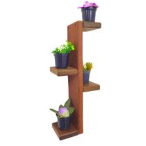 Porta Vasos Parede Floreira Jardim Madeira Maciça Vela Flor