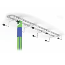 Porta Vassouras Multiuso Superior Rodo Esfregão 8 Ganchos Aço Cromado Piva Porta Vassouras Multiuso Superior Rodo Esfregão 8 Ganchos Aço Cromado Piva