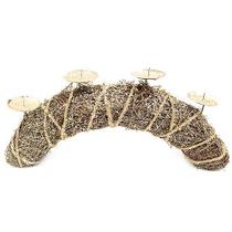 Porta Vela Aramado Arco P/4 Velas 44x18x8cm Ca3962 Porta Vela Aramado Arco P/4 Velas 44x18x8cm Ca3962
