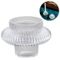 Porta vela castiçal redondo decorativo para velas grande alta ou pequena decoração