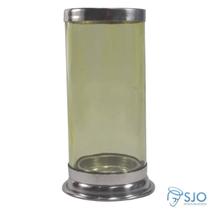 Porta Vela de Vidro Liso - Base Baixa Porta Vela de Vidro Liso - Base Baixa