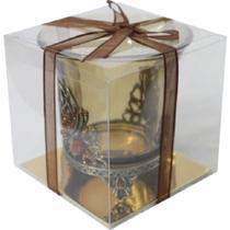 Porta Vela Suporte Ouro Velho Borboleta - Ly105