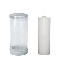 Porta Vela Vidro E Mármore G + Vela 7 Dias