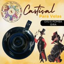 Porta Velas Castiçal de Alumínio Suporte Porta Velas Castiçal de Alumínio Suporte