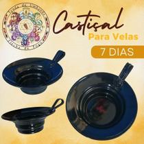 Porta Velas Castiçal de Alumínio Suporte Porta Velas Castiçal de Alumínio Suporte