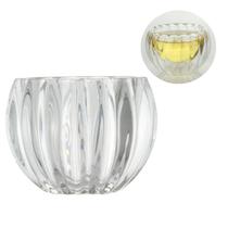 Porta Velas Castiçal de Vidro Cristal Enfeite Decorativo - Equipe Y