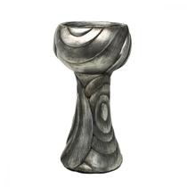 Porta Velas Castiçal Objeto Decorativo Design Moderno Suporte Decoração Iluminação Rustico Envelhecido Candelabro 21,5cm