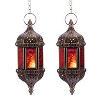 Porta-velas NUPTIO Hanging Hexagon Bronze Metal