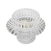 Porta Velas Suporte Enfeite Castiçal Vidro Montara 5cm Hauskraft