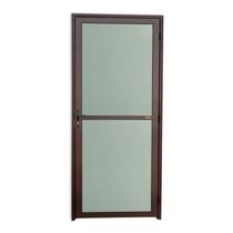 Porta Vidrão Super 25 Vidro Boreal 210cm x 80cm Brimak Abertura Esquerda Corten Porta Vidrão Super 25 Vidro Boreal 210cm x 80cm Brimak Abertura Esquerda Corten