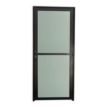 Porta Vidrão Super 25 Vidro Boreal 210cm x 80cm Brimak Abertura Esquerda Preto Porta Vidrão Super 25 Vidro Boreal 210cm x 80cm Brimak Abertura Esquerda Preto