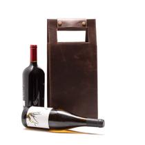 Porta Vinho De Couro Legítimo Wine Bag Presente Alto Padrão - Faria artigos