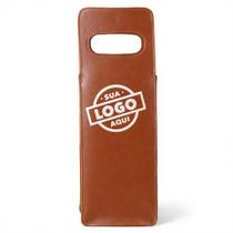 Porta Vinho Personalizado material sintético com Alça Interior Aveludado Presente Luxo Porta Vinho Personalizado material sintético com Alça Interior Aveludado Presente Luxo