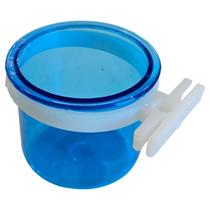 Porta Vitamina Pássaros Toco Tucano Azul C/Suporte G C/12un