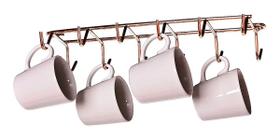 Porta Xicara Cobre 275x30x100mm Jomer 2740 Porta Xicara Cobre 275x30x100mm Jomer 2740