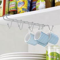 Porta Xícaras com 8 Lugares para Encaixe em Armário Aço - Niquelart