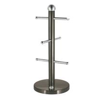 Porta Xícaras Suporte Árvore p/ 6 Canecas 34cm Aspen Cinza Berlinger Haus Expositor Decorativo Organizador Utensilio Cozinha Decoração Porta Xícaras Suporte Árvore p/ 6 Canecas 34cm Aspen Cinza Berlinger Haus Expositor Decorativo Organizador Utensilio Cozinha Decoração