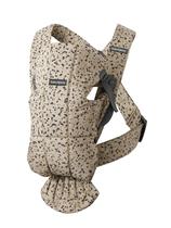 Portador de bebê BabyBjörn Mini Bege Cinza Escuro Ergonômico Recém-Nascido