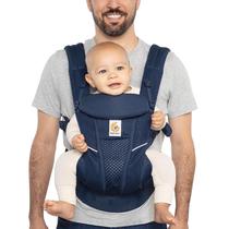 Portador de bebê Ergobaby Omni Breeze, malha respirável, azul