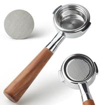 Portafiltro sem fundo de 58 mm com tela de disco para máquinas E61 Portafiltro sem fundo de 58 mm com tela de disco para máquinas E61