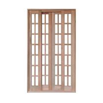 Portal Correr Quadriculado 4 Folhas Mista Reto com Fechadura 2,00 X 2,10 Rodam Portal Correr Quadriculado 4 Folhas Mista Reto com Fechadura 2,00 X 2,10 Rodam