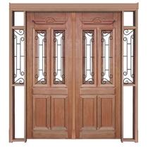 Portal Duplo de Abrir Duquesa Com Grade 002 Madeira Maciça Reto de Cedro Arana Batentes de 14 CM Casmavi - 2.15 (A) X 2.16 (L) Portal Duplo de Abrir Duquesa Com Grade 002 Madeira Maciça Reto de Cedro Arana Batentes de 14 CM Casmavi - 2.15 (A) X 2.16 (L)
