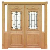 Portal Duplo de Abrir Realeza Com Grade 020 Madeira Maciça Reto de Cedro Arana Casmavi - 2.15 (A) X 2.23 (L) Portal Duplo de Abrir Realeza Com Grade 020 Madeira Maciça Reto de Cedro Arana Casmavi - 2.15 (A) X 2.23 (L)