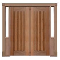 Portal Duplo Pivotante Barcelona Mod. 150 em Madeira Maciça Cedro Arana Casmavi Portal Duplo Pivotante Barcelona Mod. 150 em Madeira Maciça Cedro Arana Casmavi