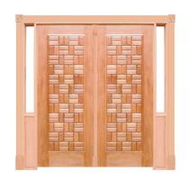 Portal Duplo Pivotante Clássica Mod. 070 em Madeira Maciça Cedro Arana Casmavi Portal Duplo Pivotante Clássica Mod. 070 em Madeira Maciça Cedro Arana Casmavi