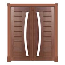 Portal Pivotante Mexicano Horizontal Arco p/Vidro Mod. 345 em Madeira Maciça Cedro Arana Casmavi Portal Pivotante Mexicano Horizontal Arco p/Vidro Mod. 345 em Madeira Maciça Cedro Arana Casmavi