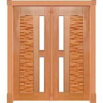 Portal Pivotante Mix p/Vidro Mod. 325 em Madeira Maciça Cedro Arana Casmavi Portal Pivotante Mix p/Vidro Mod. 325 em Madeira Maciça Cedro Arana Casmavi