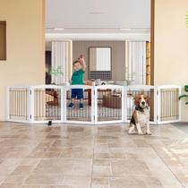 Portão autônomo interno para cães SFJC 120x60cm de madeira
