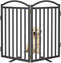 Portão autônomo para cães Malier Metal, 2 painéis, 102x91 cm