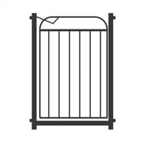 Portão Avipet Preto A70xL70 + Extensor 10cm