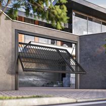 Portão Contrapeso de Aço com Grade Tubolar 220x285 Req: 12
