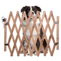 Portao de Bambu Pet Cao Cachorro Criança Bebe Grade Sanfonada Retratil Cercado Resistente Segurança Proteçao Treliça